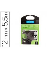 CINTA DYMO NEGRO BLANCO...