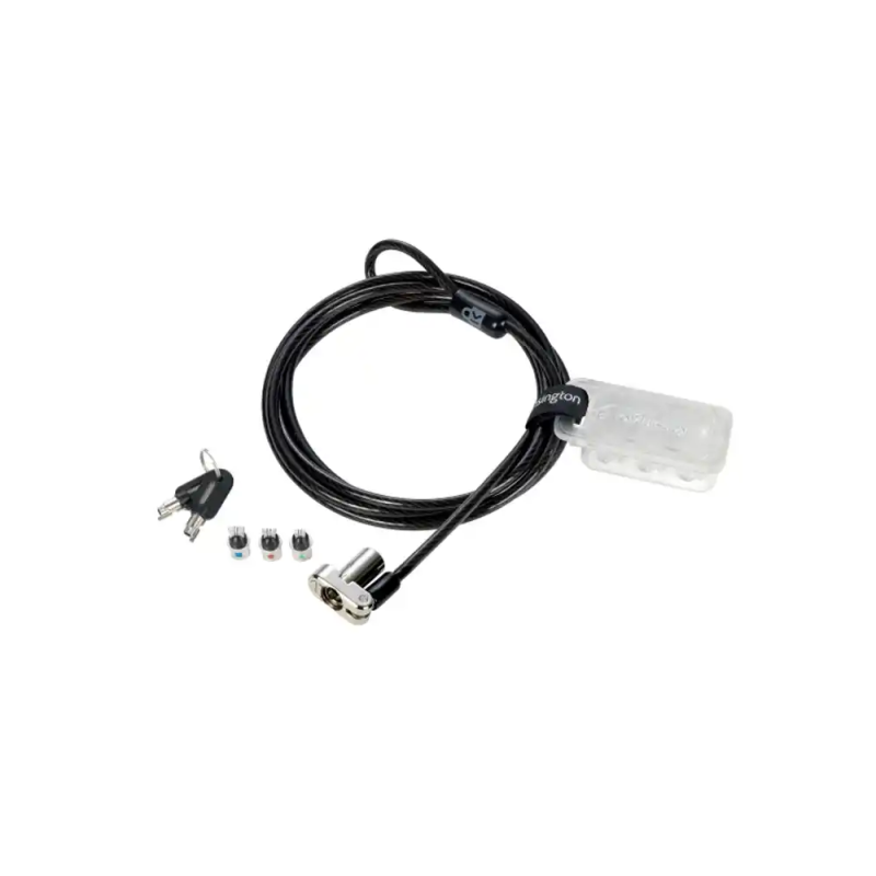 Candado kensington con llave 3 en 1 para ordenadores portatiles