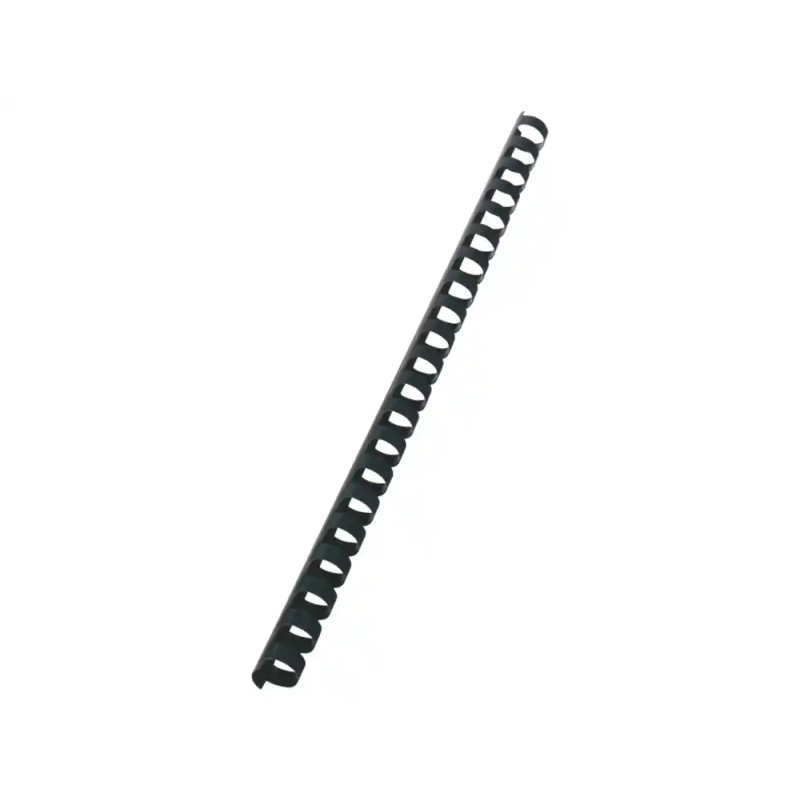 Canutillo gbc 14 mm plastico negro caja de 100 unidades
