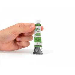 Pintura al oleo liderpapel tubo de aluminio de 20 ml color verde esmeralda
