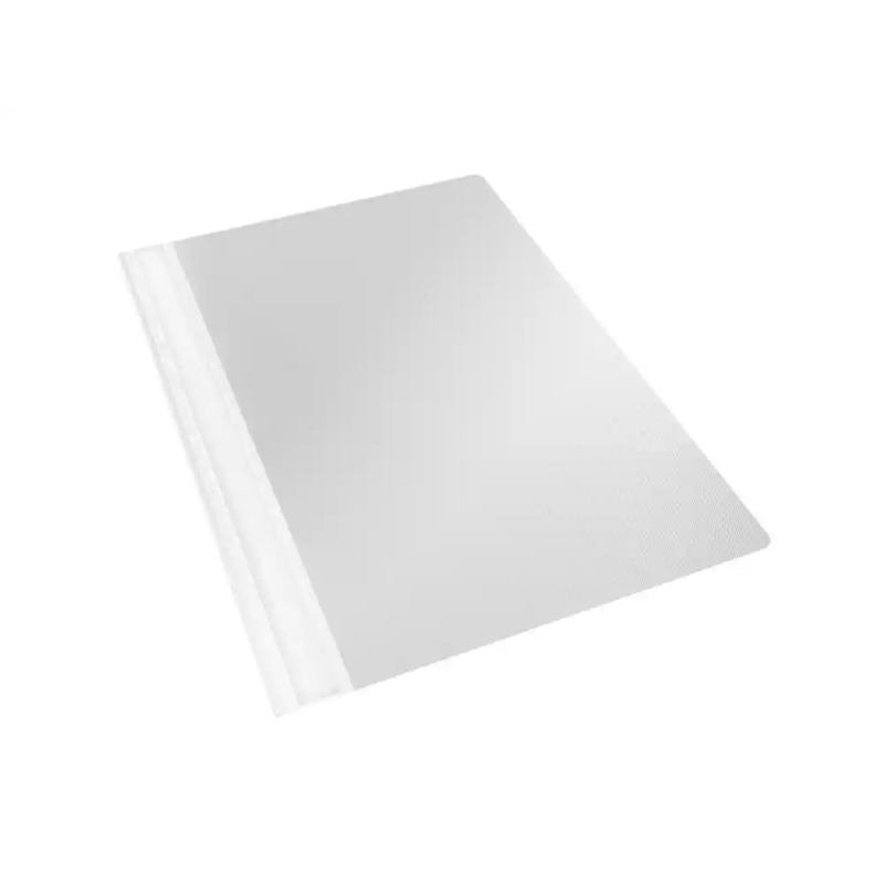 Carpeta dossier fastener esselte din a4 capacidad 160 hojas color blanco vivida caja de 25 unidades