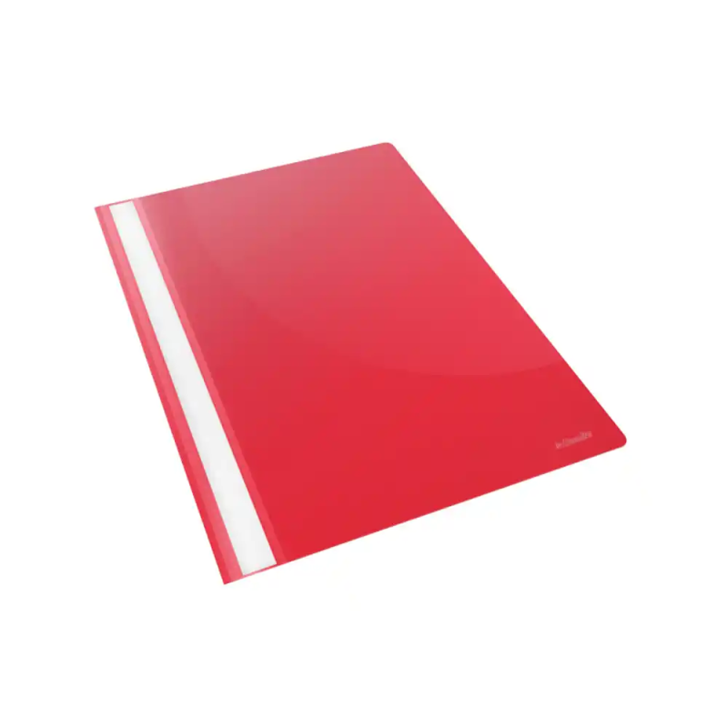 Carpeta dossier fastener esselte din a4 capacidad 160 hojas color rojo vivida caja de 25 unidades
