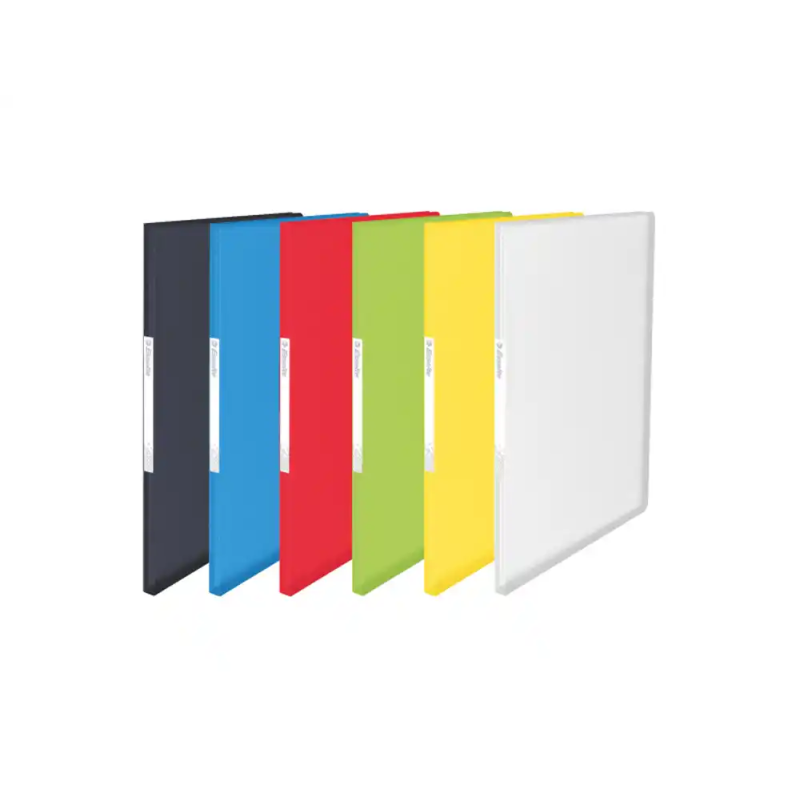 Carpeta esselte vivida escaparate din a4 tapa flexible 100 fundas polipropileno colores