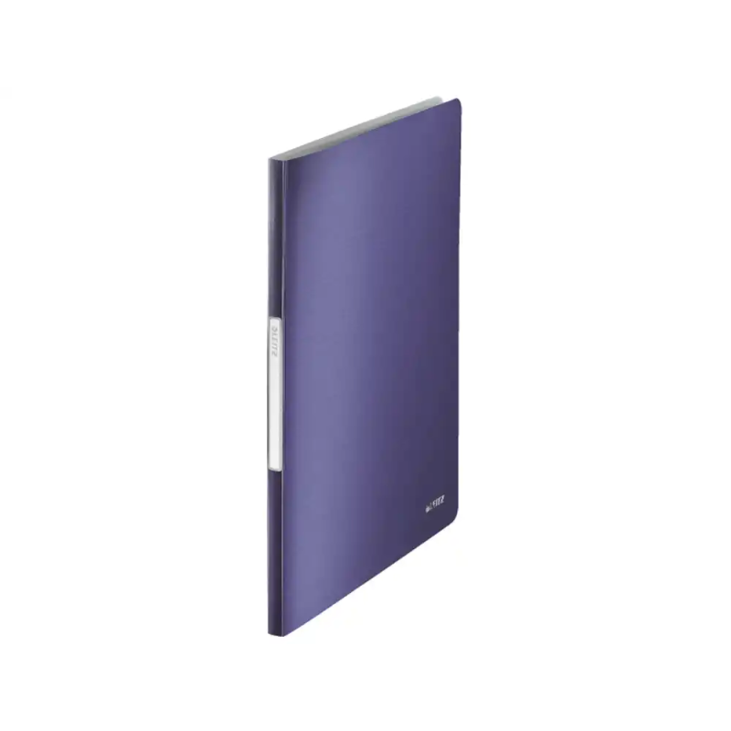 Carpeta leitz style escaparate din a4 tapa rigida 20 fundas polipropileno color rojo