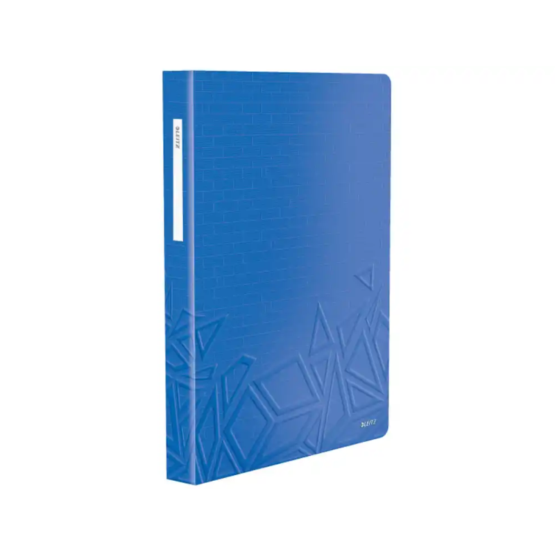 Carpeta leitz urban chic escaparate din a4 tapa rigida 80 fundas polipropileno color azul