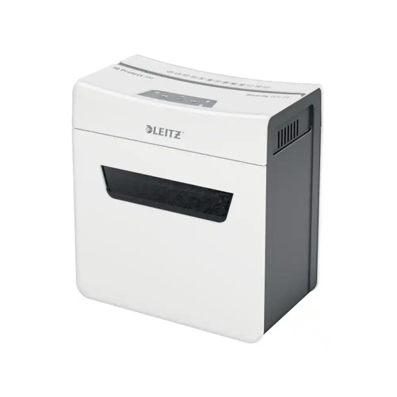 Destructora de documentos leitz iq protect premium 3 capacidad de corte 3 hojas p5 destruye grapas y clips 10