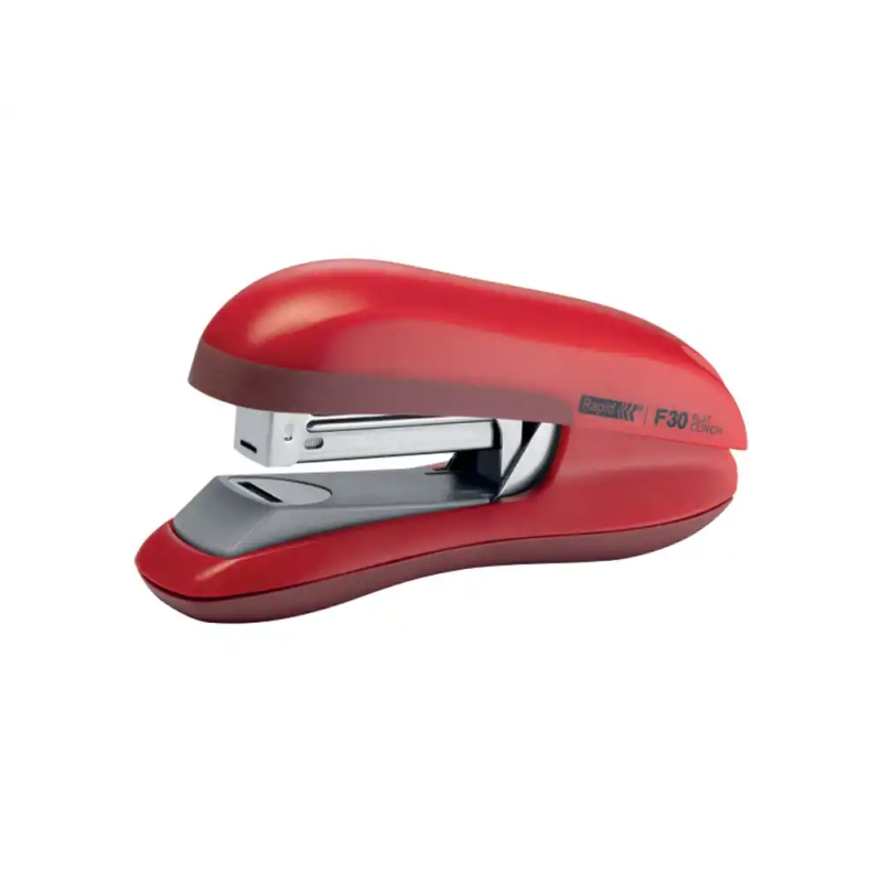 Grapadora rapid f30 color rojo capacidad 30 hojas usa grapas 24/6 y 26/6