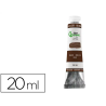 Pintura al oleo liderpapel tubo de aluminio de 20 ml color marron oscuro