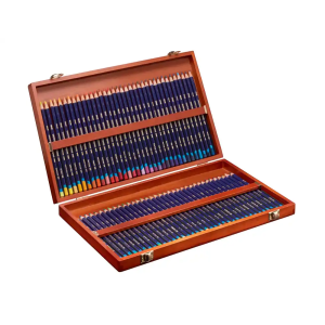 Lapices de colores derwent inktense caja de madera 72 unidades colores surtidos