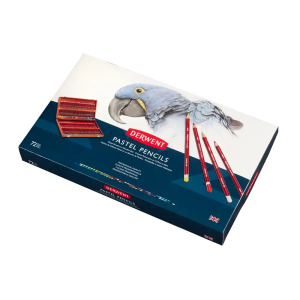 Lapices de colores derwent pastel caja de madera 72 unidades colores surtidos