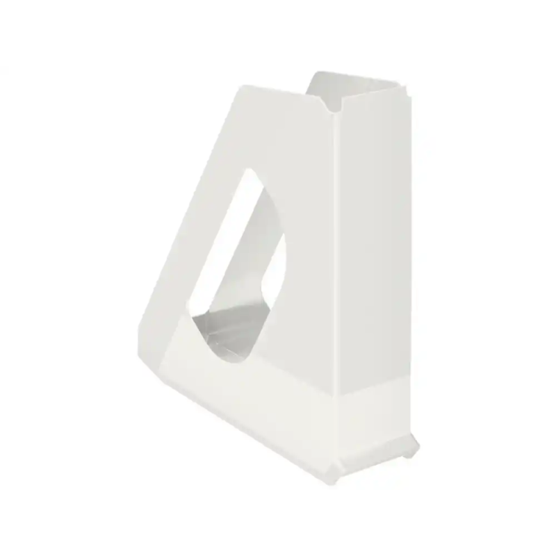 Revistero esselte europost plastico opaco blanco vivida 72x256x260 mm