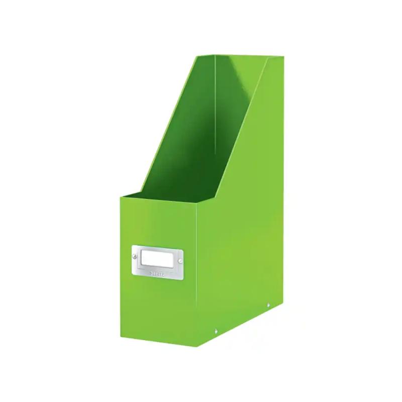 Revistero leitz click&store carton plastificadora color verde 103x330x253 mm