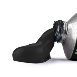 Pintura al oleo liderpapel tubo de aluminio de 20 ml color negro marfil