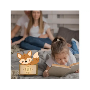 Lampara vintiun personalizable little fox