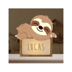 Lampara vintiun personalizable little lazy bear