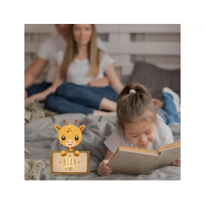 Lampara vintiun personalizable little giraffe