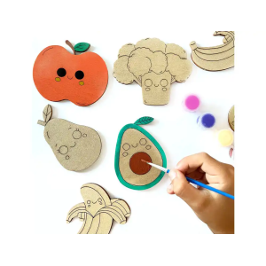 Kit para colorear vintiun fruits and vegetables