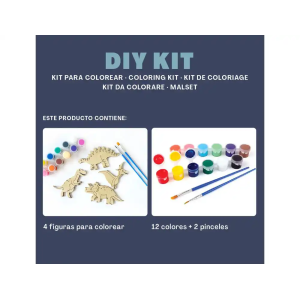 Kit para colorear vintiun dino