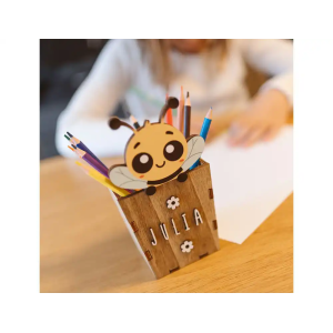 Cubilete portalapices vintiun personalizable bee