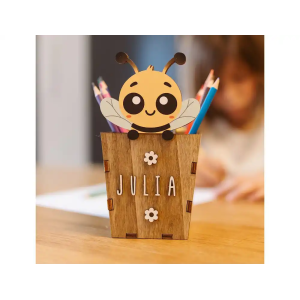 Cubilete portalapices vintiun personalizable bee