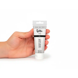 Pintura acrilica liderpapel tubo de plastico de 60 ml color blanco titanio