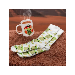 Set mandalorian calcetines y taza baby yoda the mandalorian