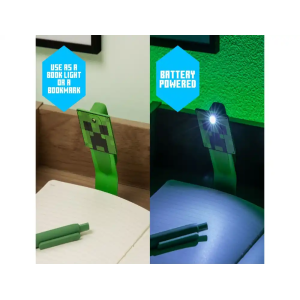Lampara minecraft de lectura creeper