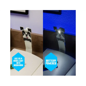 Lampara minecraft de lectura panda