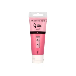 Pintura acrilica liderpapel tubo de plastico de 60 ml color rosa