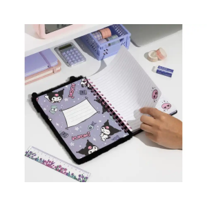 Cuaderno espiral esponjoso a5 kuromi