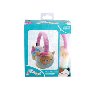 Auriculares squishmallows bluetooth de peluche leonard