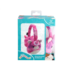 Auriculares squishmallows bluetooth de peluche lola