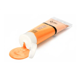 Pintura acrilica liderpapel tubo de plastico de 60 ml color naranja permanente