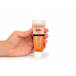 Pintura acrilica liderpapel tubo de plastico de 60 ml color naranja permanente