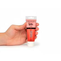 Pintura acrilica liderpapel tubo de plastico de 60 ml color rojo bermellon