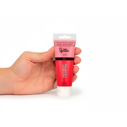 Pintura acrilica liderpapel tubo de plastico de 60 ml color rojo pirrol