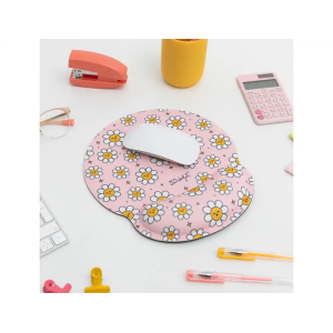 Alfombrilla de raton mr wonderful de gel ergonomica margaritas 250x230 mm