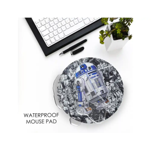 Alfombrilla de raton star wars redonda r2d2 200 mm