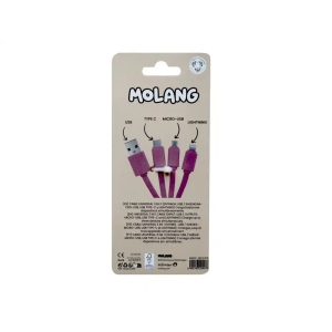 Cable de carga multiconector molang 3 en 1