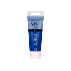 Pintura acrilica liderpapel tubo de plastico de 60 ml color azul cian