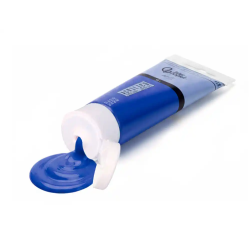 Pintura acrilica liderpapel tubo de plastico de 60 ml color azul cian