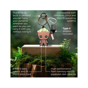 Memoria usb marvel 32gb groot