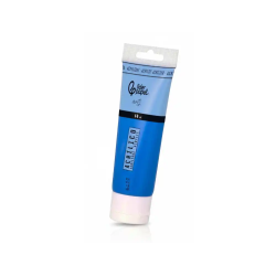 Pintura acrilica liderpapel tubo de plastico de 60 ml color azul