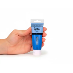 Pintura acrilica liderpapel tubo de plastico de 60 ml color azul