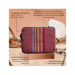 Funda para portatil 12/' vamvam cereza