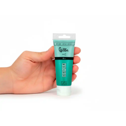Pintura acrilica liderpapel tubo de plastico de 60 ml color verde turquesa