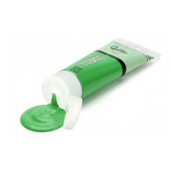 Pintura acrilica liderpapel tubo de plastico de 60 ml color verde permanente