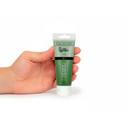 Pintura acrilica liderpapel tubo de plastico de 60 ml color verde oscuro