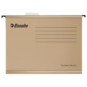 Carpeta colgante esselte pendaflex kraft folio 366x245x345 mm caja de 50 unidades