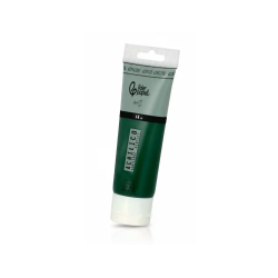 Pintura acrilica liderpapel tubo de plastico de 60 ml color verde oliva